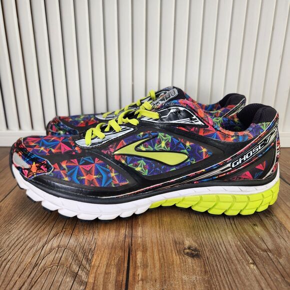 Brooks Ghost 7 Kaleidoscope Mens 10D Colorful Running Sneakers Shoes 1101681D080 - Picture 3 of 9